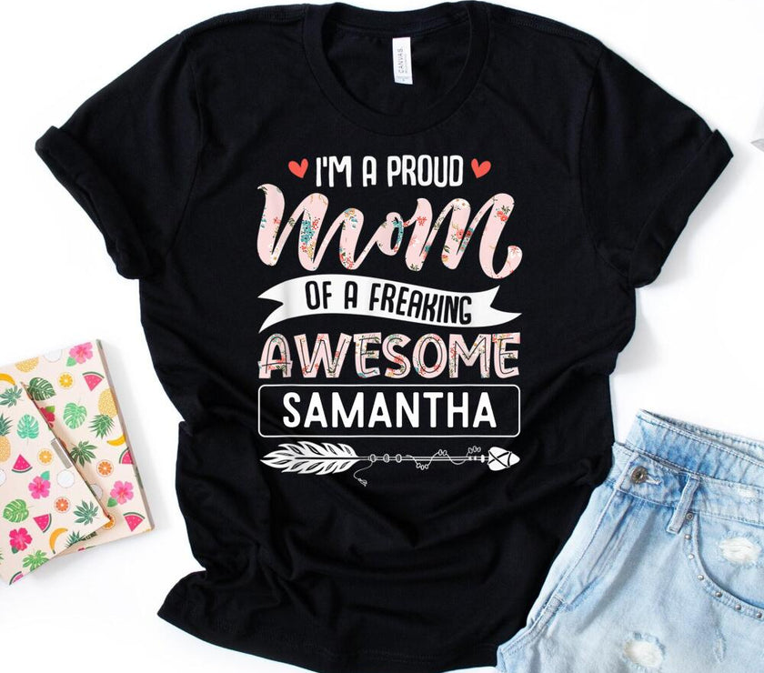 Proud Mom of Awesome Daughter Tee