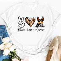 Peace Love Dog Tee
