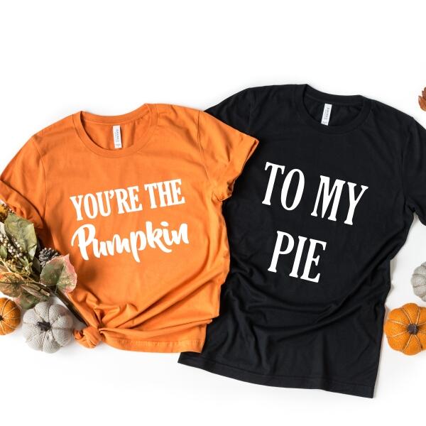 Youre the pumpkin to my pie Thanksgiving Family T-Shirt Set