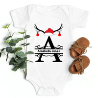 Personalized Initial Christmas T-Shirt