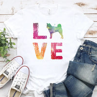 Watercolor Painting Love for Dogs Top