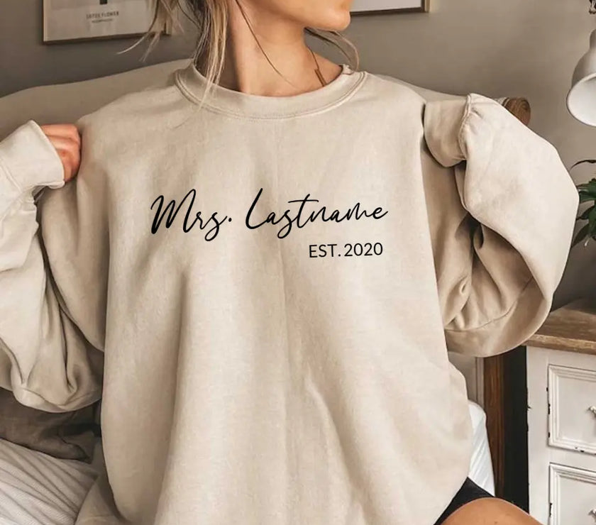 Mrs. Personalized Top
