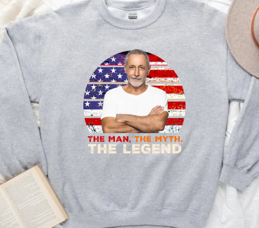 Dad, The Man, The Myth. The Legend - Personalized Shirt