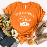 Expecting a Little Treat Halloween Couples Pregnancy Tees