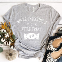 Expecting a Little Treat Halloween Couples Pregnancy Tees