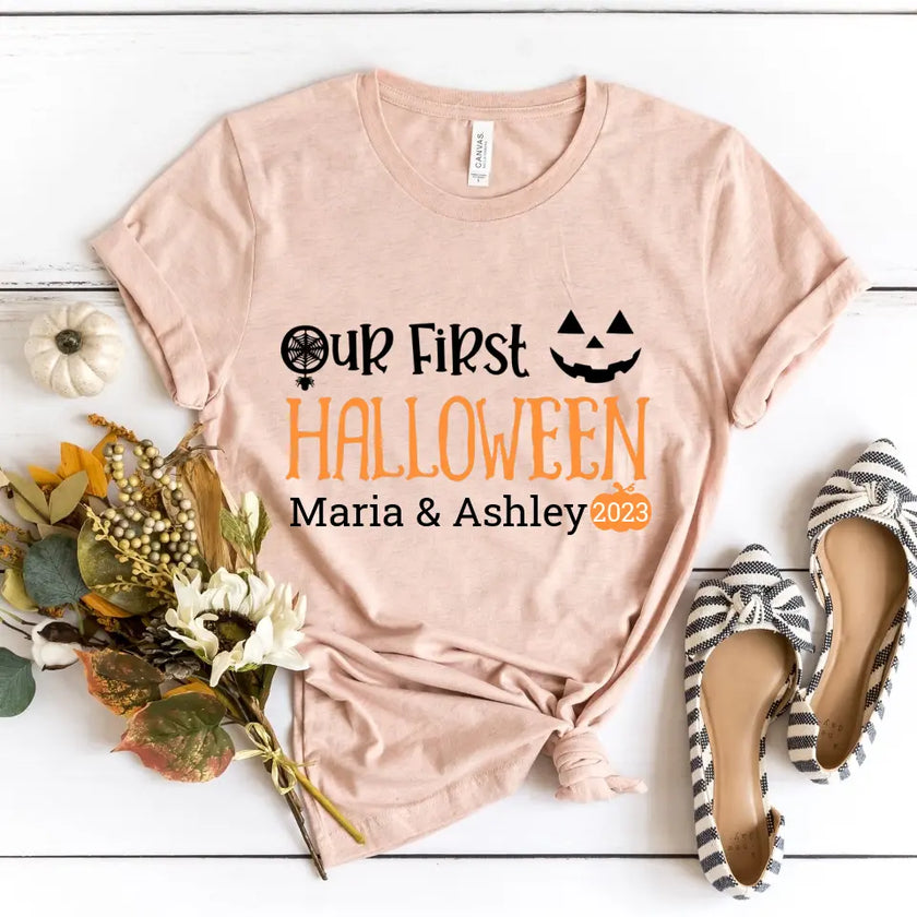 Our First Halloween Mommy & Me Personalized T-Shirt