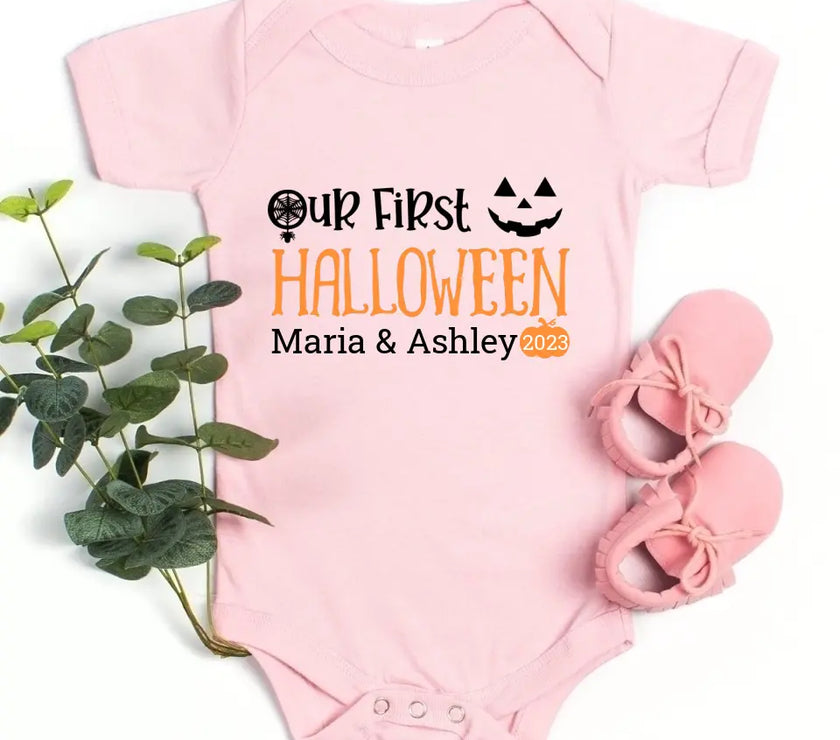 Our First Halloween Mommy & Me Personalized T-Shirt