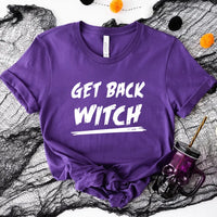 Get Back Witch Halloween Couples Tee