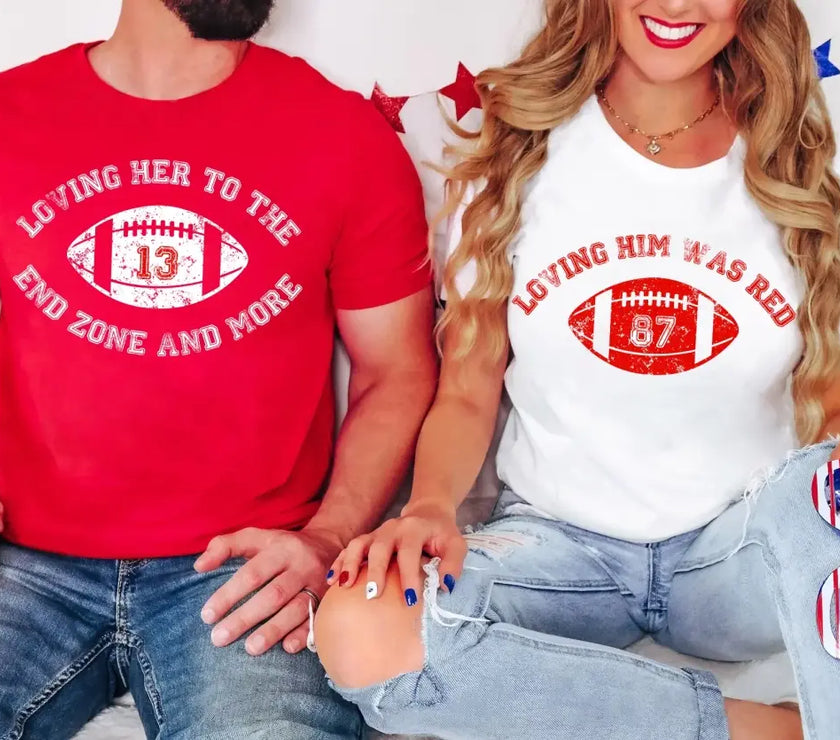 Loving You Was Red Tay & Trav Couple Shirts ❤️
