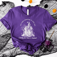 I Think You're House Is Haunted Seven Halloween T-shirt
