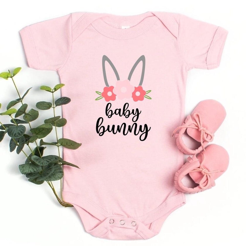 Customizer - Bunny Flower Tee - Mom And Daughter Easter Tee