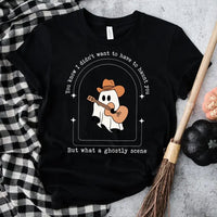 Customizer - But What A Ghostly Scene Halloween T-shirt
