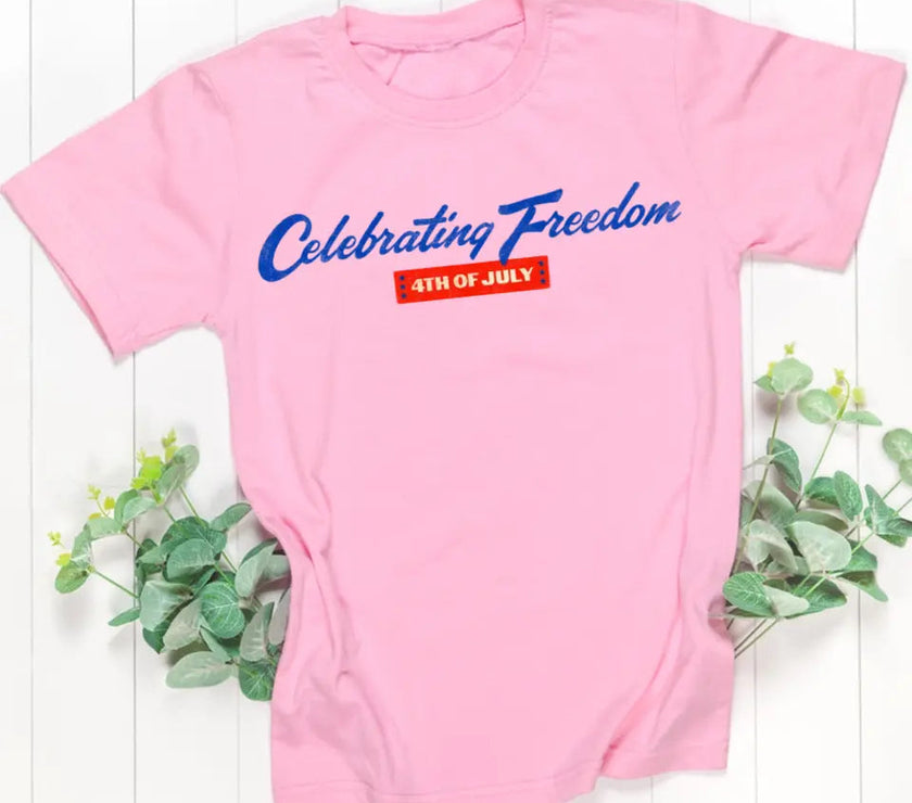 Customizer - Celebrating Freedom 4th Of July T-shirt