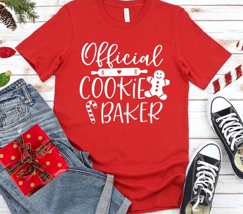 Customizer - Christmas Official Cookie Baker And Tester Tee