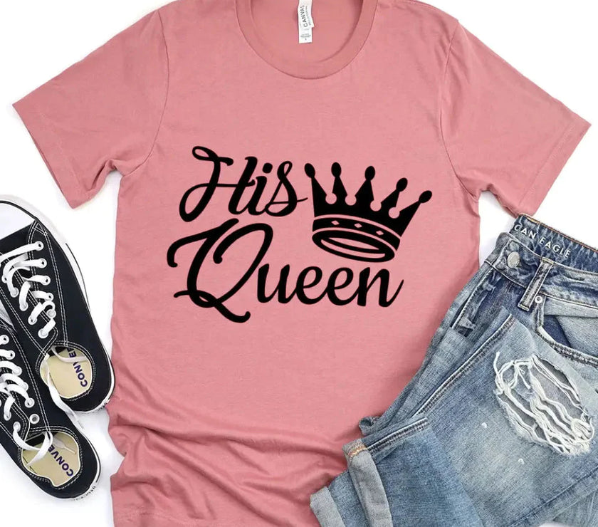 Customizer - His Queen & Her King Couple Tee