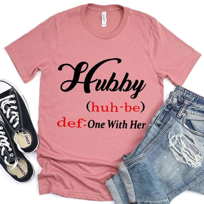 Customizer - Hubby & Wifey Definition Couple Tee