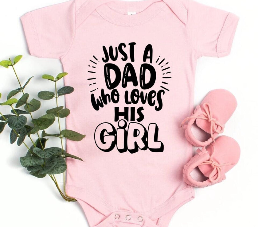 Customizer - Just A Dad Who Loves His Girl Tee