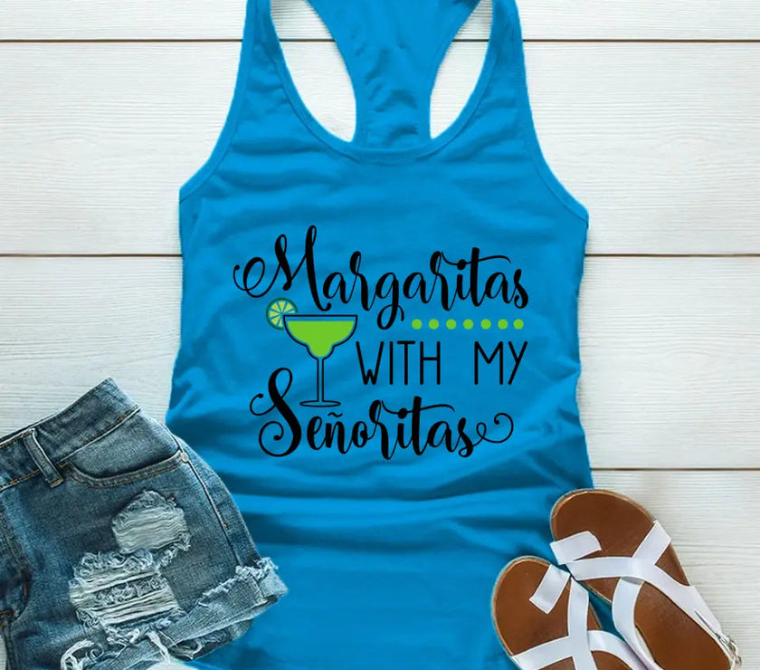 Customizer - Margaritas With My Señoritas Tank Top
