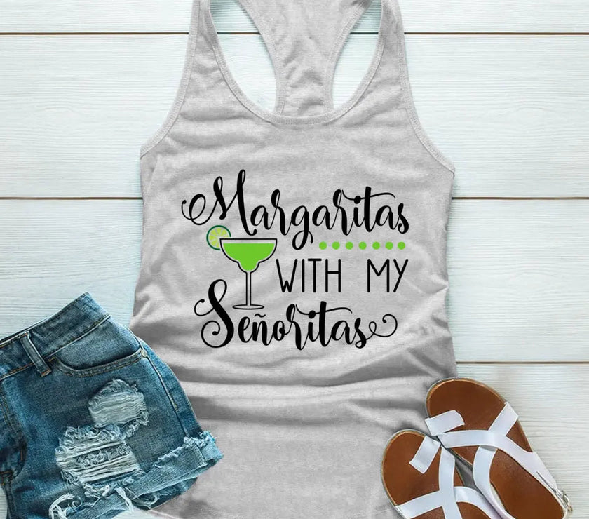 Customizer - Margaritas With My Señoritas Tank Top