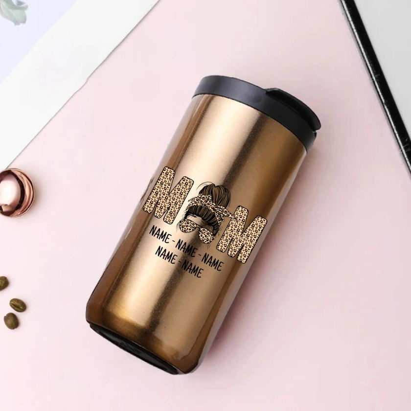 Customizer - Mom And Kids Personalized 14oz Coffee Tumbler
