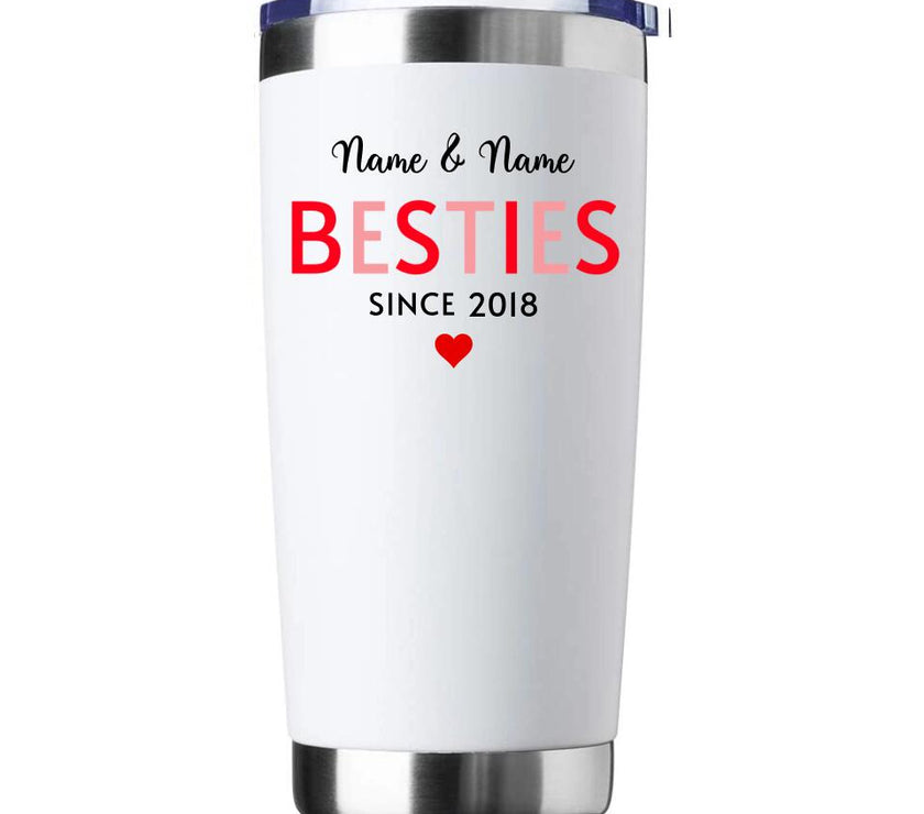 Customizer - Mommy & Daughter Besties Since Personalized Tumbler 20oz