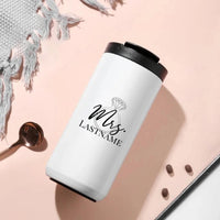 Customizer - Mrs With Ring Personalized 14oz Coffee Tumbler