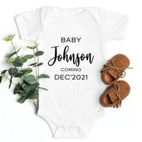 Customizer - Personalized Baby Cominng Soon Tee
