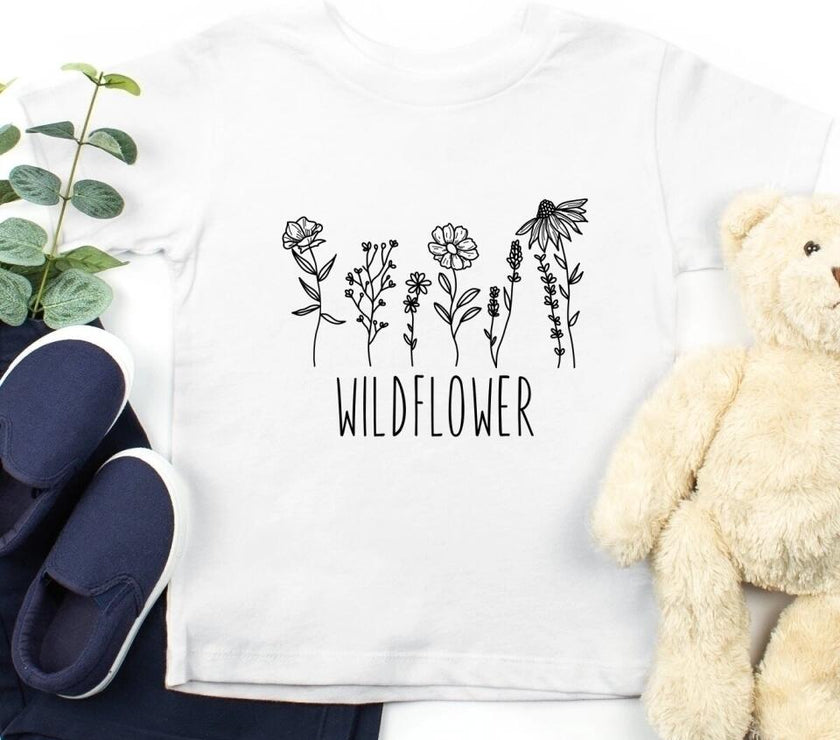 Customizer - Raising Little Wildflowers Tee - Mom And Me Easter Tee