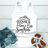 Customizer - Tequila Lime And Sunshine Friends Tank Top