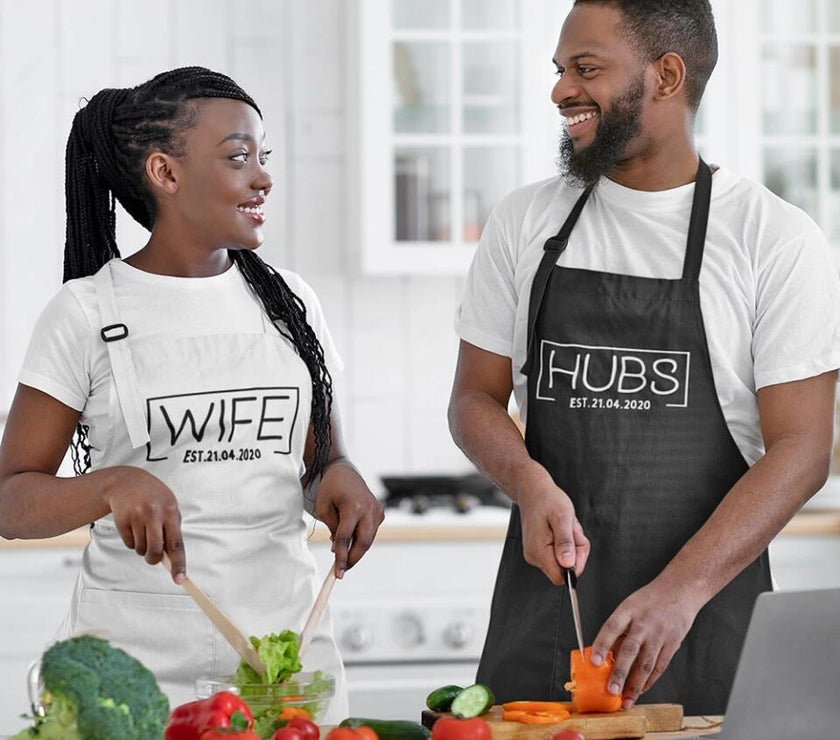 Customizer - Wife Hubs Established Personalized Apron