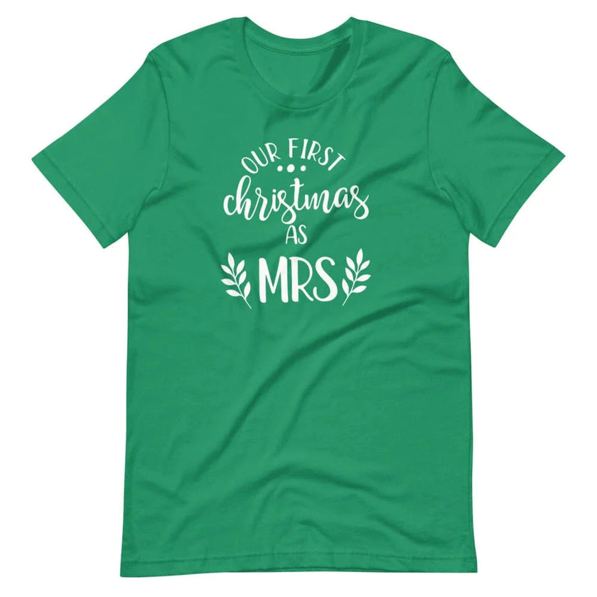 First Christmas As MR And MRS Couples Tee Bundle