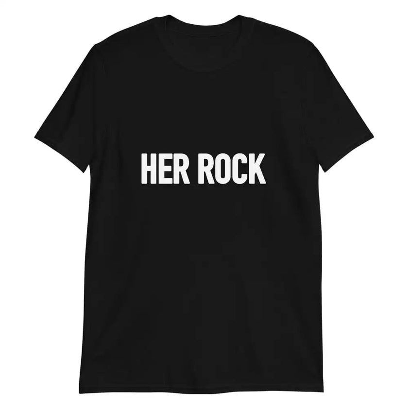 His Peace & Her Rock Couples Tee