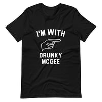 I'm With Drunky McGee Couples Tee