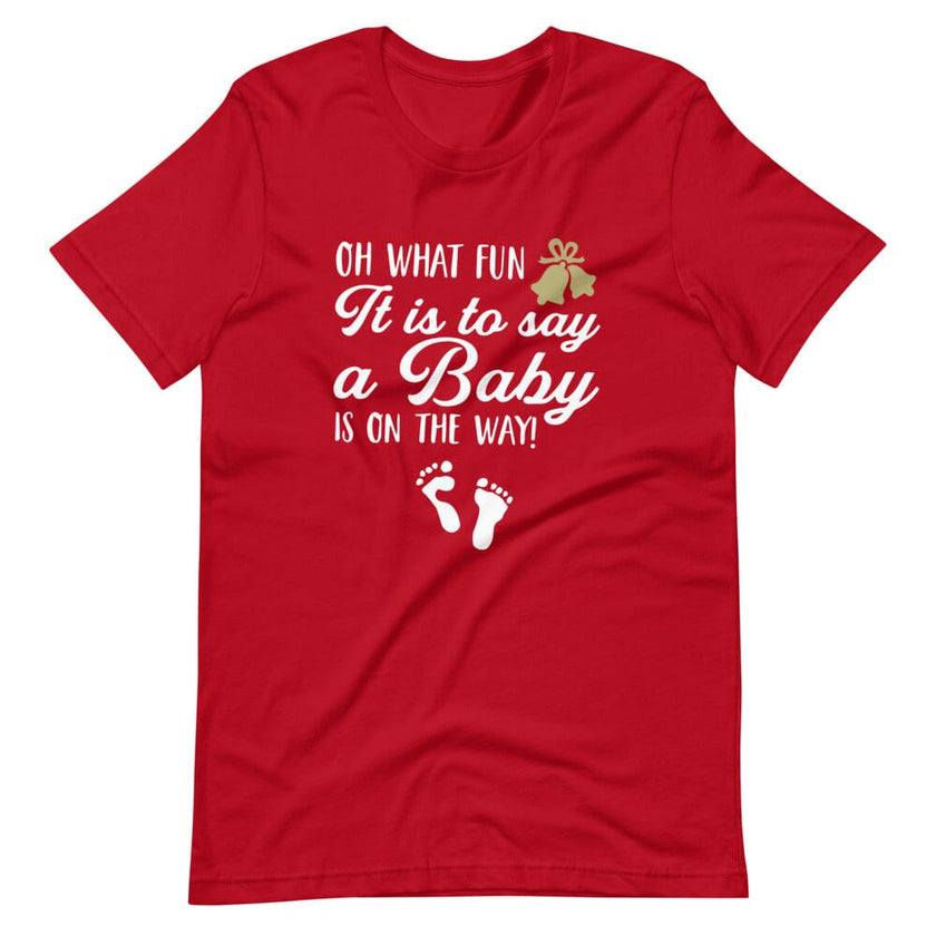 Jingling All the Way to Parenthood Couples Pregnancy Christmas Tees