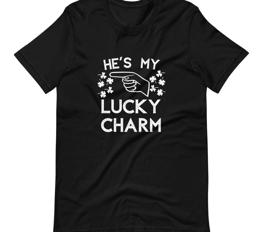 She's/He's My Lucky Charm Pointing Couples Tee