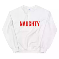Christmas Naughty & Nice Couples Sweatshirt