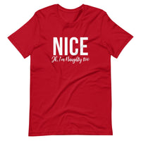 Christmas Naughty & Nice Couples T-Shirt
