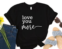 Customizer - Love You More/Love You Most Mommy & Me Tee