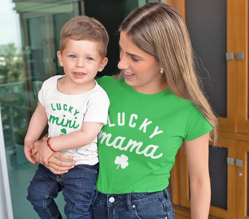 Customizer - Lucky  Mom And Me  St. Patty's  Tee