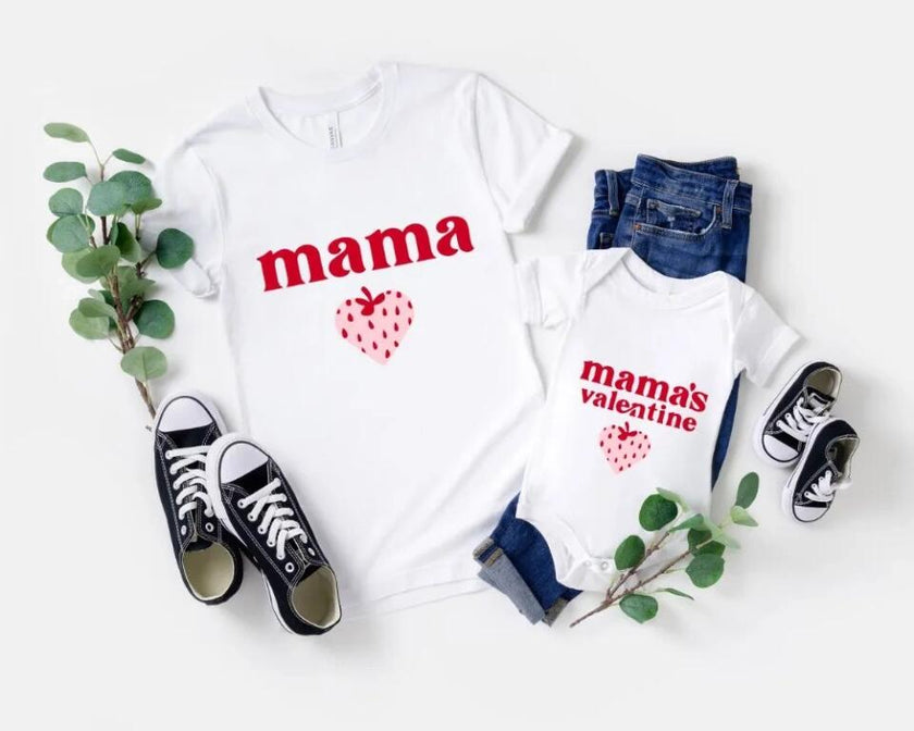 Customizer - Mamas Valentine Mommy & Me Tee