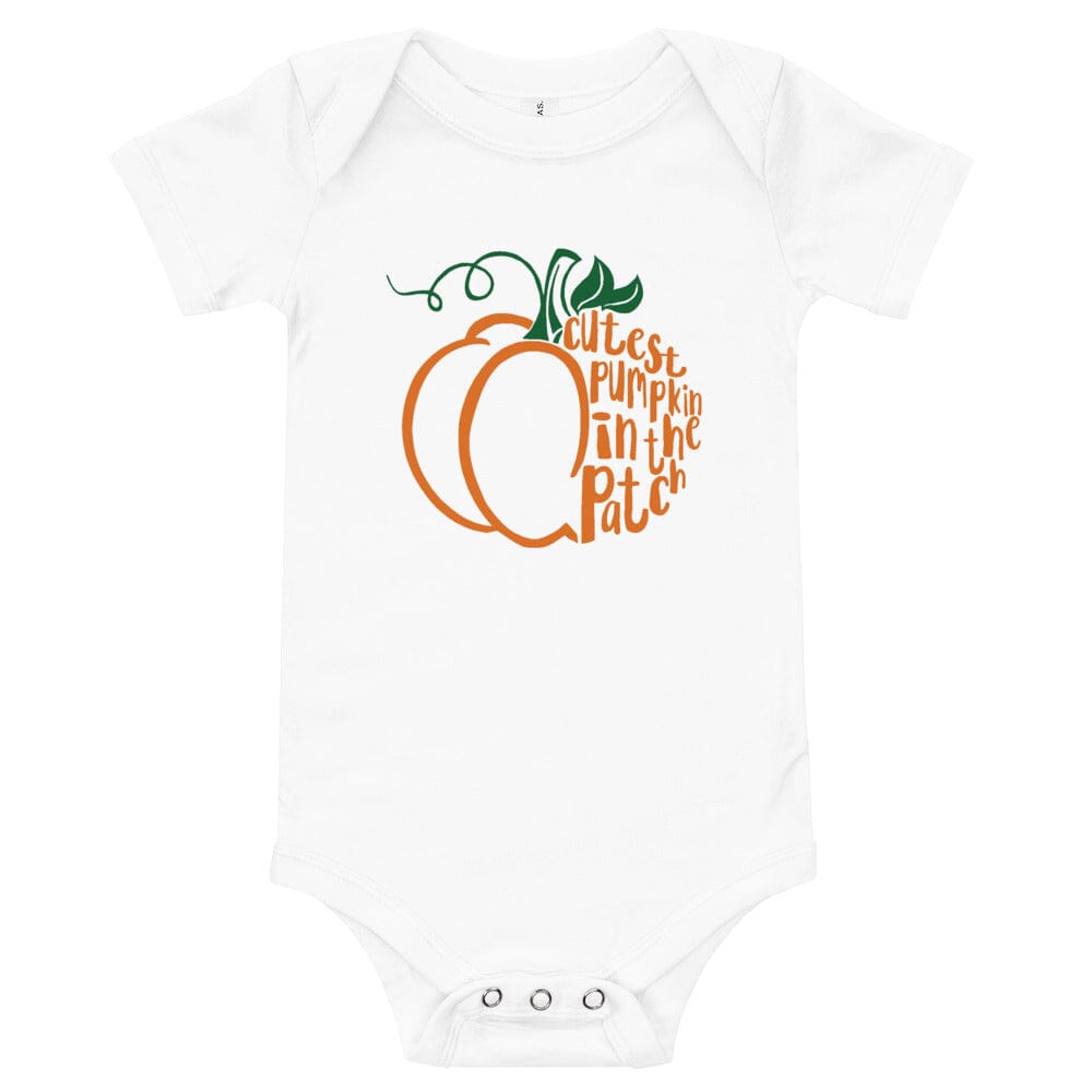 Cutest Pumpkin in The Patch Baby Onesie
