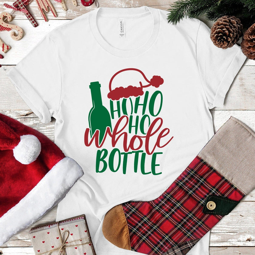 Ho-Ho Whole Bottle Christmas Tee