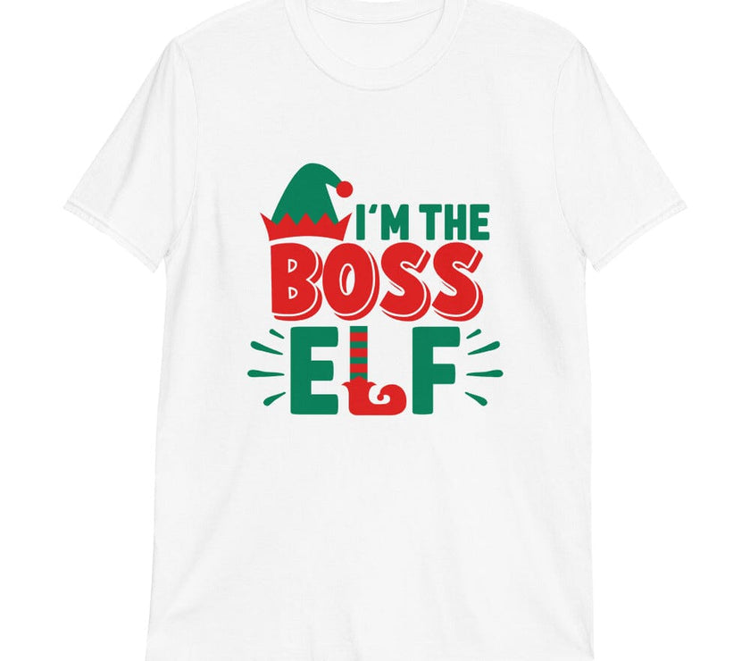 I'm The Boss Elf  Christmas Tee