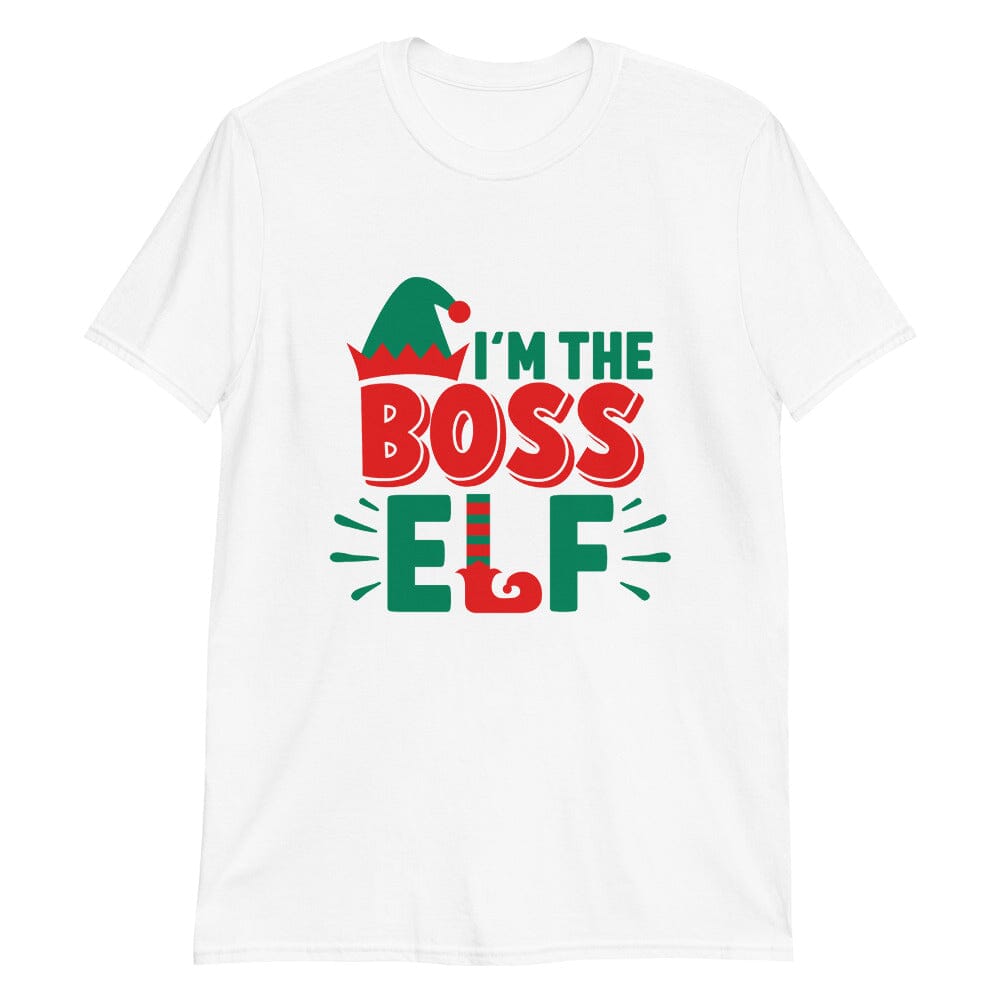 I'm The Boss Elf  Christmas Tee