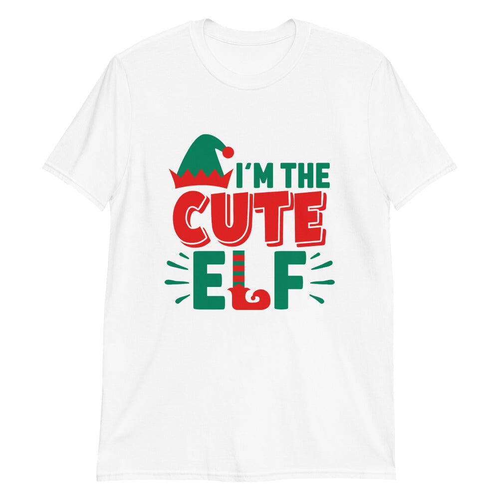 I'm The Cute Elf  Christmas Tee