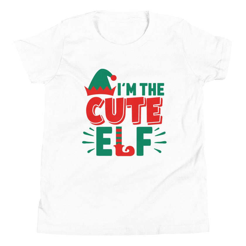I'm The Cute Elf Youth Christmas Tee