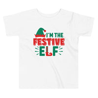 I'm The Festive Elf Toddler Christmas Tee