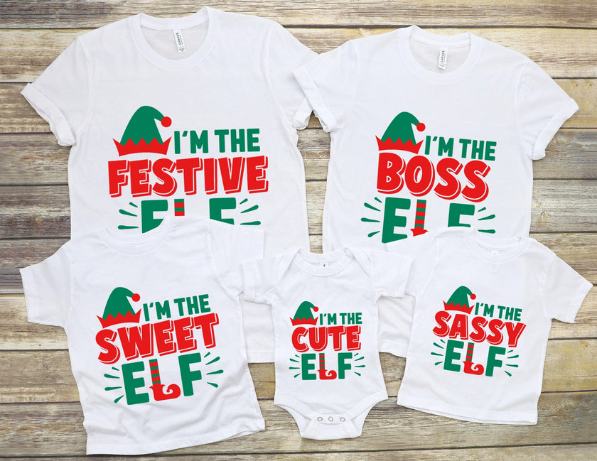 I'm The Festive Elf Toddler Tee