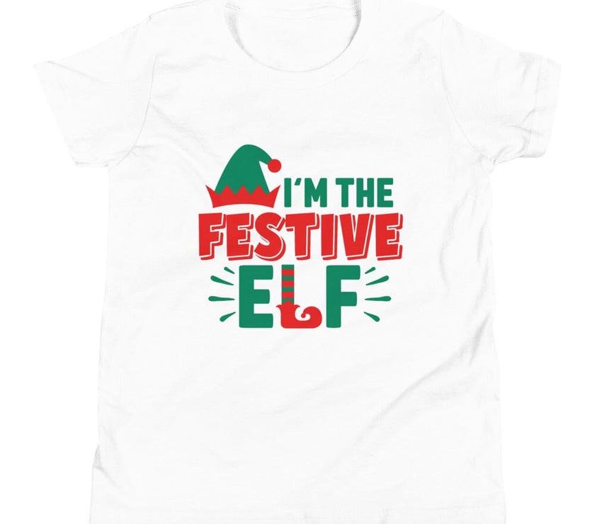 I'm The Festive Elf Youth Christmas Tee