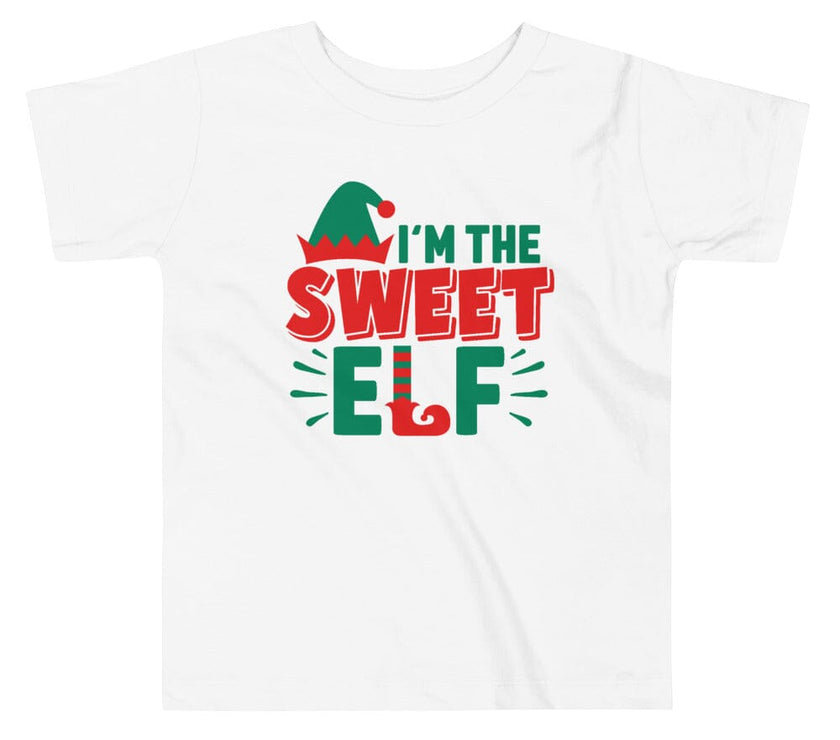 I'm The Sweet Elf Toddler Christmas Tee